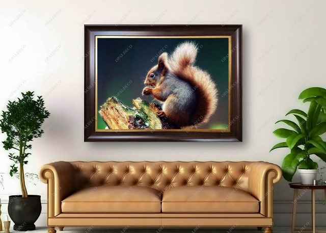 A1014-Squirrel-Pictorial Carpet