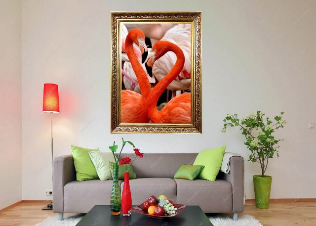 A1019-Flamingo-Pictorial Carpet