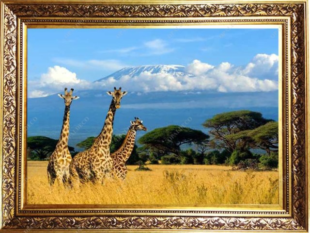 Giraffe-Pictorial Carpet
