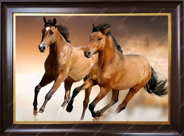 A1045-Horses-Pictorial Carpet