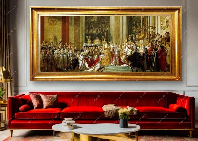The Coronation of Napoleon-Jacques Louis David-Pictorial Carpet
