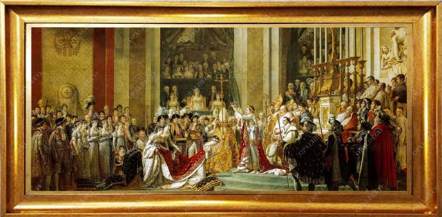 The Coronation of Napoleon-Jacques Louis David-Pictorial Carpet