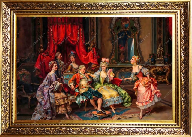 Louis in the Throne Room-Cesare Auguste Detti-Pictorial Carpet