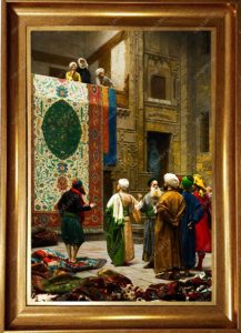 The Carpet Merchant- Jean Léon Gérôme-Pictorial Carpet