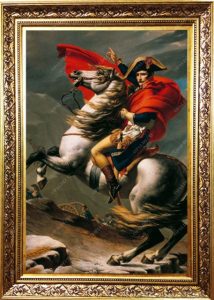Napoleon at the Great St. Bernard – Jacques Louis David-Pictorial Carpet