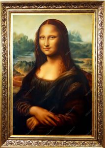 Mona Lisa- Leonardo da Vinci-Pictorial Carpet