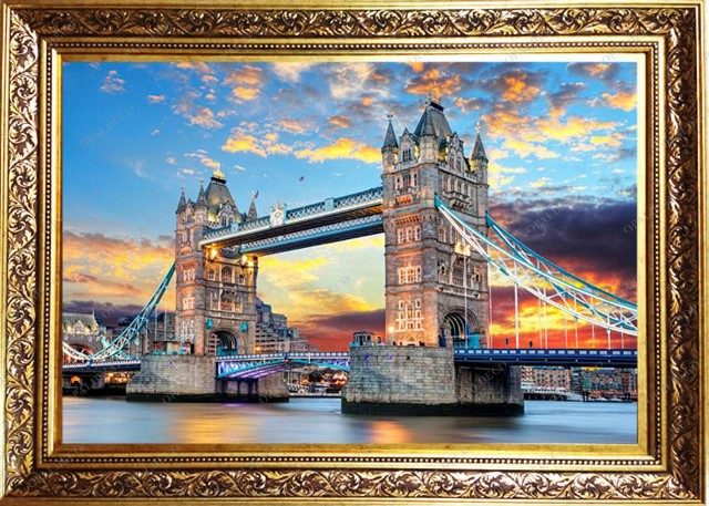 UK-London-Tower-Bridge-Pictorial Carpet