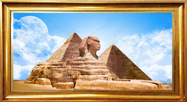 Egypt-Pyramids-Pictorial Carpet