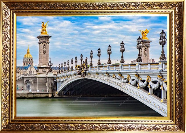 France-Pont Alexandre III-Paris-Pictorial Carpet
