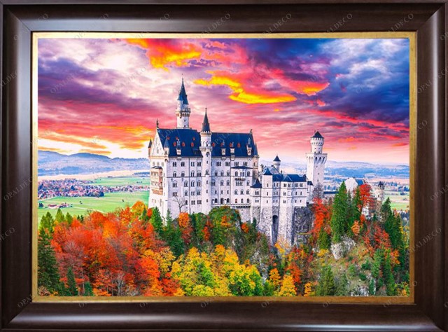 Germany-Neuschwanstein Castle-Pictorial Carpet