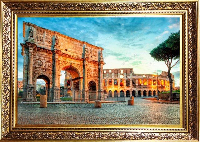 Italy-Colosseum-Rome-Pictorial Carpet