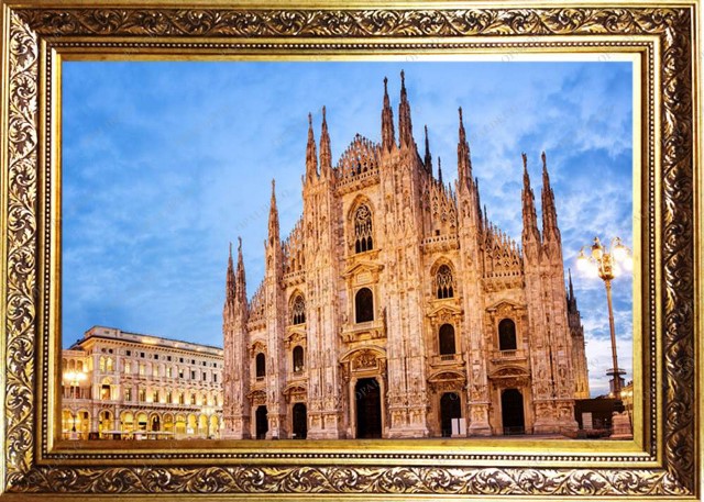 Italy-Milan Cathedral-Pictorial Carpet