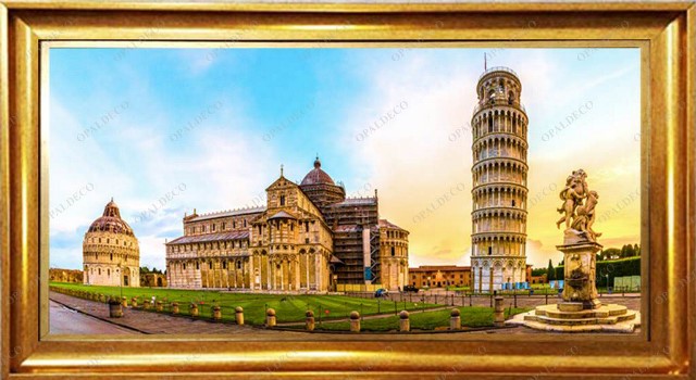 C2038-Italy-Leaning Tower of Pisa-Pictorial Carpet