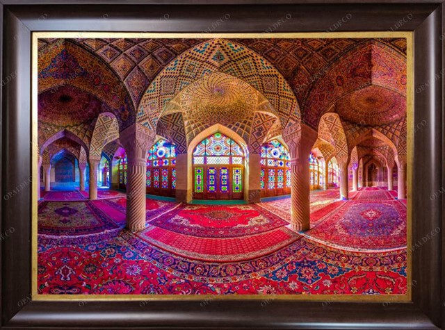 C2048-Iran-Shiraz-Nasir ol Molk Mosque-Pictorial Carpet