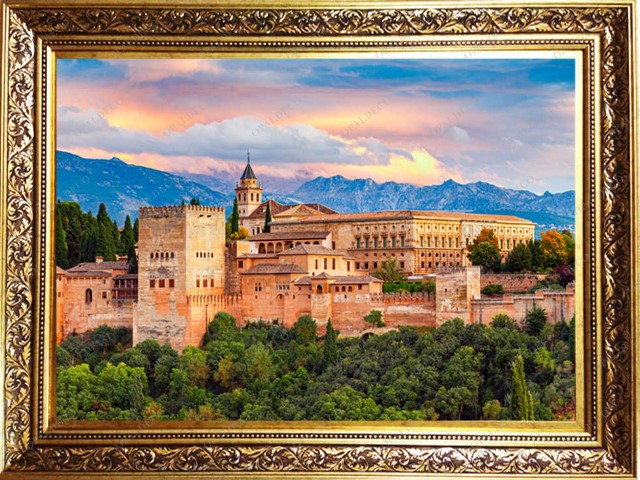 C2087-Spain-Alhambra-Pictorial Carpet