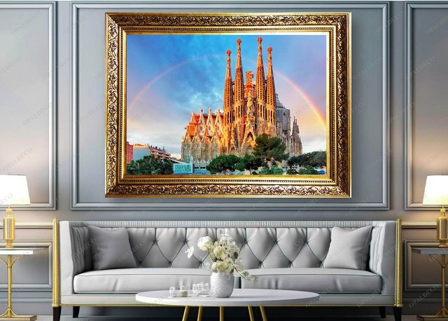 C2088-Spain-The Sagrada Familia-Pictorial Carpet