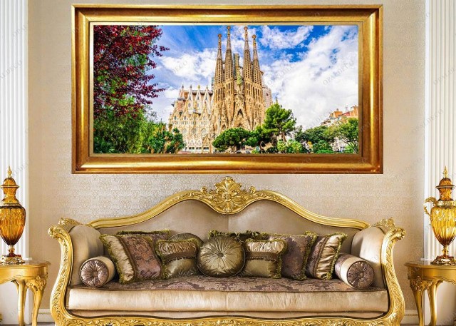 C2089-Spain-Sagrada Familia-Pictorial Carpet
