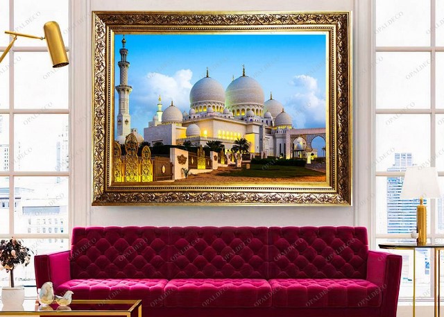 C2095-UAE-Sheikh Zayed Grand Mosque-Pictorial Carpet