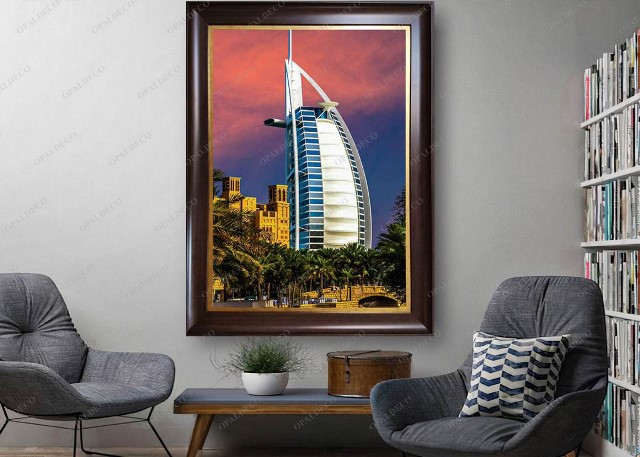 C2096-UAE-Burj Al Arab-Pictorial Carpet