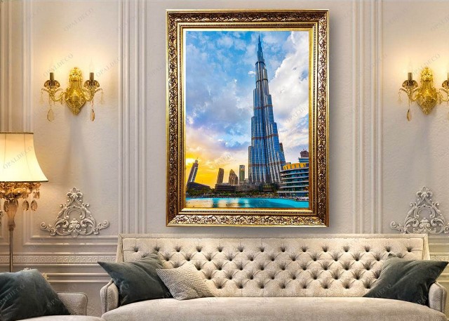 C2100-UAE-Dubai-Burj Alkhalifa-Pictorial Carpet
