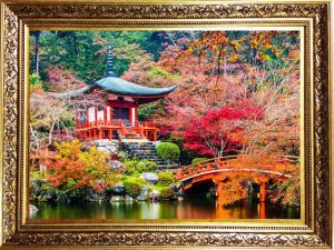 Japan-Kyoto-Daigoji Temple-Pictorial Carpet