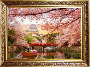 Japan-Himeji Castle-Pictorial Carpet