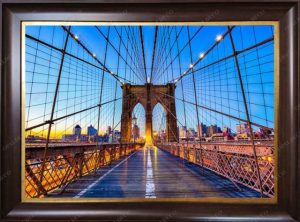 USA-New York-Brooklyn Bridge-Pictorial Carpet