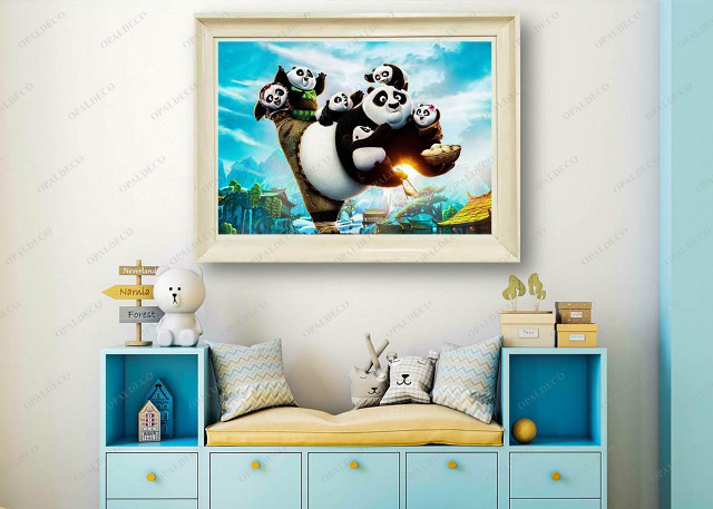K3019-Kung Fu Panda-Pictorial Carpet